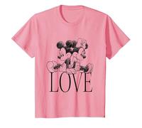 Minnie And Mickey Mouse Love T-Shirt, Kinder, Rosa, 92