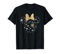 Minnie Golden Snowflakes T-Shirt