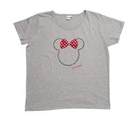 Minnie Maus Damen T-Shirt Oversized, Oberteil Frauen, Top Mädchen Big Shirt (Small)