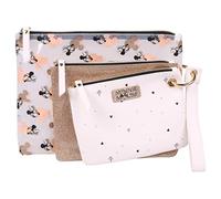 Minnie Maus Disney Kulturbeutel/Kosmetiktasche 3er Set Einheitsgröße