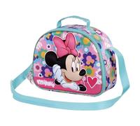 Minnie Maus Heart-3D Frühstückstasche, Rosa, 25,5 x 20 cm