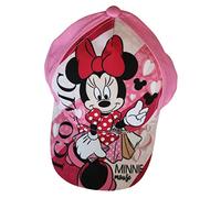 Minnie Maus Kappe Basecap Sonnenhut Mütze Iconic mit Herzen in weiß pink, für Kinder, Jungen und Mädchen (as3, Numeric, Numeric_52, Pink)