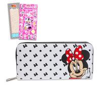 Minnie Mouse Geldbörse für Frauen Set - Bundle mit Minnie-Geldbörse für Frauen plus Handy-Geldbörse, mehr | Minnie Mouse Geldbörse für Mädchen, Teenager, Mehrfarbig, Minnie Mouse Wallet, Minnie Mouse