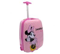 Undercover Kinder Hartschalen Trolley Handgepäck, 2 Rollen, 20 x 44 x 33 cm - 23 l, Motiv: Minnie Mouse