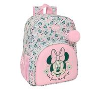 MINNIE MOUSE MINTY Schulrucksack für Kinder, Kinderrucksack, anpassbar an Kinderwagen, ideal für Kinder im Schulalter, bequem und vielseitig, Qualität und Widerstandsfähigkeit, 33 x 14 x 42 cm