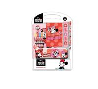 Minnie Mouse NAIVE Schreibset, Geschenketui, Metalletui, Federtasche für Kinder, ideal für Kinder, bequem und vielseitig, Qualität und Widerstandsfähigkeit, 27 x 3 x 37,5 cm, hellrosa, M, Casual