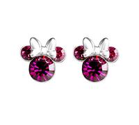 Minnie Mouse Ohrringe Silber Geburtsstein Rosa E905162ROCTL.PH