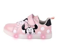 Minnie Mouse Sneakers - Mehrfarbig - Größe 28 - Turnschuhe mit Klettverschluss & Schnürsenkel - Sportschuhe für Kinder mit TPR-Sohle und Licht - Minnie Aufdruck - Original Produkt in Spanien Designed