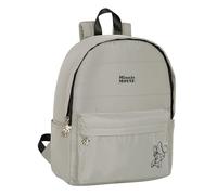 MINNIE TEEN SAND Laptop-Rucksack, 35,6 cm (14,1 Zoll), ideal für Jugendliche unterschiedlichen Alters, bequem und vielseitig, Qualität und Widerstandsfähigkeit, 31 x 16 x 40 cm, Steingrau, Steingrau,