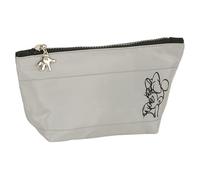 Minnie Teen Sand Schultasche für Kinder mit Make-up-Tasche, Kulturbeutel, ideal für Verschiedene Altersgruppen, bequem und vielseitig, Qualität und Widerstandsfähigkeit, 23 x 8 x 12 cm, Steingrau,