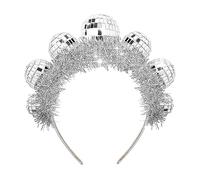 MinnowXY Disco s Stirnband Musik Festival Vie Headhoop Funk Party Haarreifen Erwachsene Karneval Party Kopfbedeckung Frauen Kopfschmuck Kunststoff