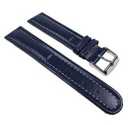 Minott Ersatzband Uhrenarmband Kalbsleder Band Dunkelblau XL - Überlänge 22667