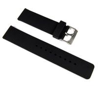Minott Ersatzband Uhrenarmband Kunststoff Band 22mm schwarz