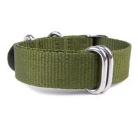 Minott Ersatzband Uhrenarmband Textil Band 18mm Olivgrün 19916
