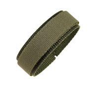 Minott Ersatzband Uhrenarmband Textilband Klettband Olive 16mm