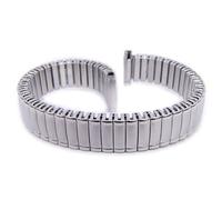 Minott Flex Band Ersatzband Uhrenarmband Edelstahl Zugband mit Teleskop-Anstoß 20989