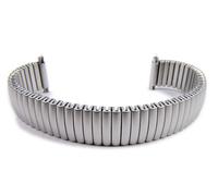 Minott Flex Band Ersatzband Uhrenarmband Edelstahl Zugband mit Teleskop-Anstoß 21117
