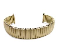 Minott Flex Band Ersatzband Uhrenarmband PVD Gold Zugband mit Teleskop-Anstoß 21096