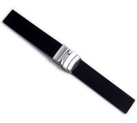 Minott Rubber Ersatzband Uhrenarmband Silikon Band schwarz Wasserfest 20975S