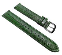 Minott Teju-Print Ersatzband Uhrenarmband Kalbsleder Band Grün 23716S