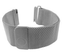 Minott > Uhrenarmband aus Edelstahl silberfarben Milanaise > 34047