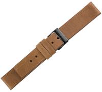 Minott > Uhrenarmband braun > Kalbsleder Vintage > flach glatt