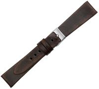 Minott Uhrenarmband braun Kalbsleder Vintage Handveredelt flach glatt