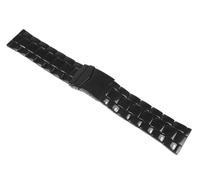 Minott Uhrenarmband Edelstahl Massiv schwarz 24410B