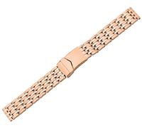 Minott > Uhrenarmband > Edelstahl matt / glänzend > rosegoldfarben