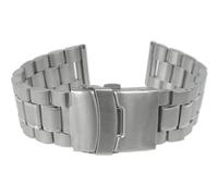 Minott > Uhrenarmband Edelstahlband massiv > Edelstahl silberfarben
