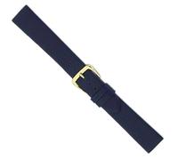 Minott Uhrenarmband ? Ersatzband blau glatt Leder Band ? Nappaleder