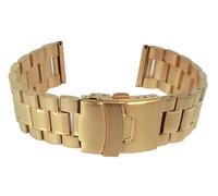 Minott Uhrenarmband gelbgoldfarben massives Edelstahlband > Edelstahl