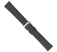Minott > Uhrenarmband grau Ersatzband Leder glatt Band > Nappaleder