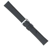 Minott > Uhrenarmband grau Ersatzband Leder glatt Band > Nappaleder