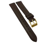 Minott > Uhrenarmband Kanada braun Leder > Ton in Ton Naht