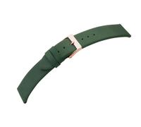 Minott Uhrenarmband Leder glatt grün Verlauf Dornschließe