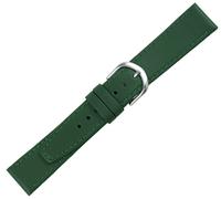 Minott > Uhrenarmband Leder rembordiert grün Verlauf > Ton in Ton Naht