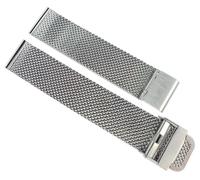 Minott Uhrenarmband Milanaise Edelstahl silberfarben Edelstahlband