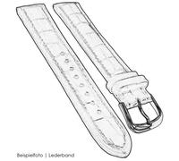 Minott > Uhrenarmband XL Kanada braun Leder > Ton in Ton Naht