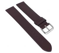 Minott Uhrenarmband XL Nappa Leder dunkelbraun ohne Naht weich 29683