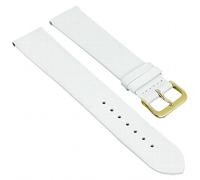 Minott Uhrenarmband XL Nappa Leder weiß ohne Naht weich 29661
