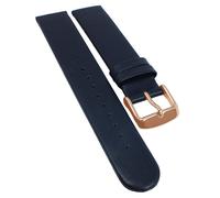 Minott Vegan Uhrenarmband Apfelfaser blau flach gleichlaufend