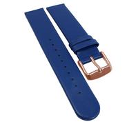 Minott Vegan Uhrenarmband Apfelfaser blau flach gleichlaufend