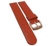 Minott Vegan Uhrenarmband braun flach gleichlaufend Apfelfaser