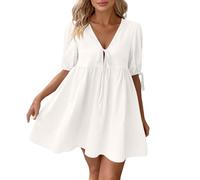 Mintgrünes Kleid Kurz Sweatkleid Shirt Schwanger Flare Ausgefallene Altrosa Geblümtes Grau Curvy Satinkleid Brautröcke Mikado Perlen Lovely Silberhochzeit Ball RIPP Overknees Wasserfallausschnitt