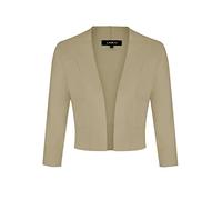 MINTLIMIT Damen Open Knit Cardigan Strickjacke Bolero Kurz 3/4 Ärmel Festlich Cardigans mit Knopf Boleroshrug