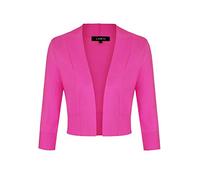 MINTLIMIT Damen Open Knit Cardigan Strickjacke Bolero Kurz 3/4 Ärmel Festlich Cardigans mit Knopf Boleroshrug