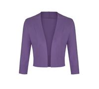 MINTLIMIT Damen Open Knit Cardigan Strickjacke Bolero Kurz 3/4 Ärmel Festlich Cardigans mit Knopf Boleroshrug