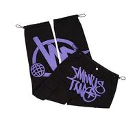 Minus Two Cargo Y2K Herren | Jogginghose Y2k Jeans Baggy | Hip-Hop Cargo Hosen Unisex | Harajuku Denim Schwarze Print Loose Straight Hose mit Weitem Bein | Teenager Jungen Skateboard Hosen Streetwear