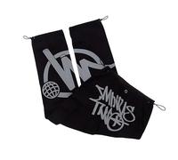 Minus Two Cargo Y2K Herren | Jogginghose Y2k Jeans Baggy | Hip-Hop Cargo Hosen Unisex | Harajuku Denim Schwarze Print Loose Straight Hose mit Weitem Bein | Teenager Jungen Skateboard Hosen Streetwear